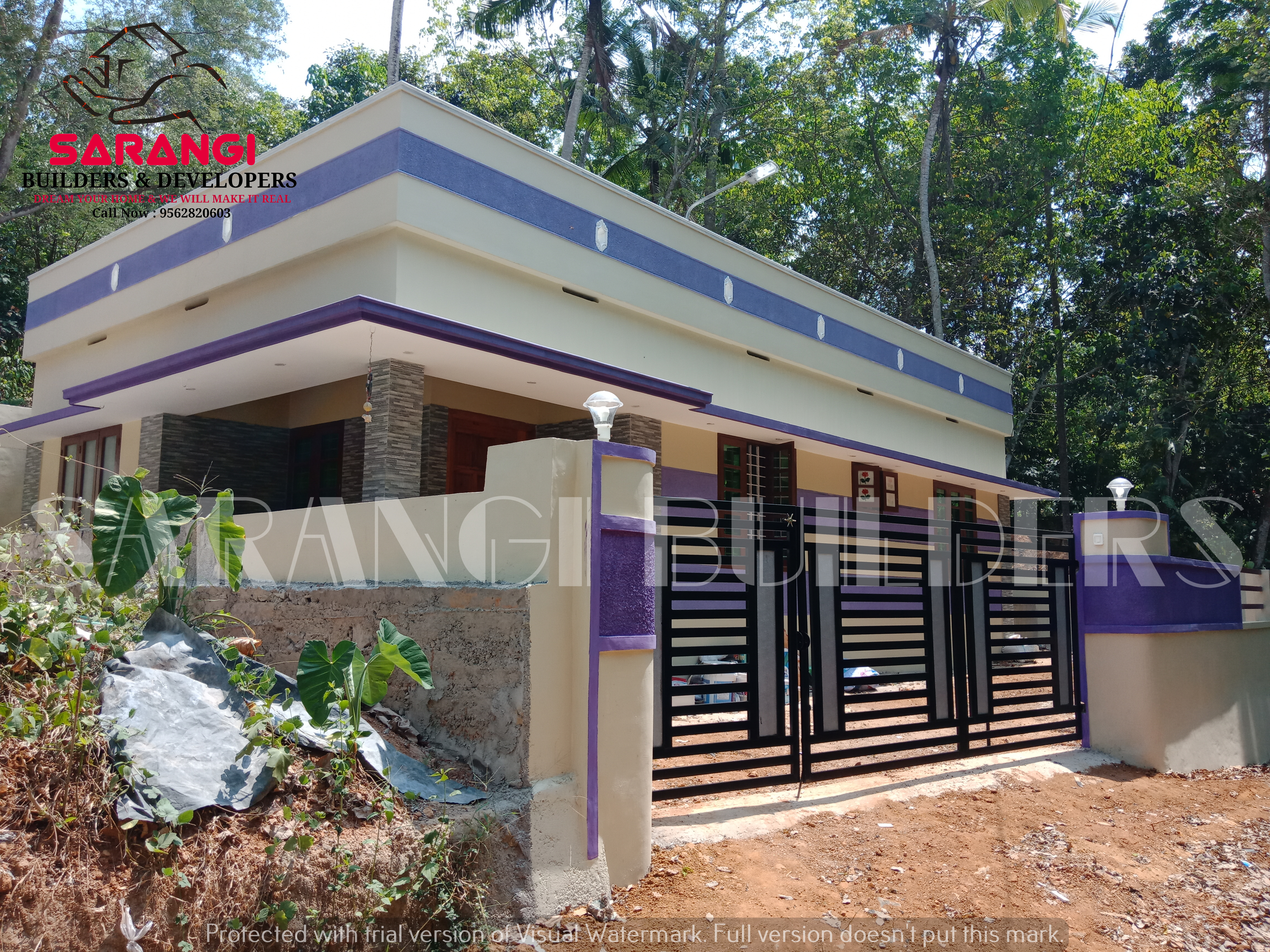 5 Cents 1045 Sqft 2 BHK House For Sale at Near Malayinkeezhu, Thiruvananthapuram.